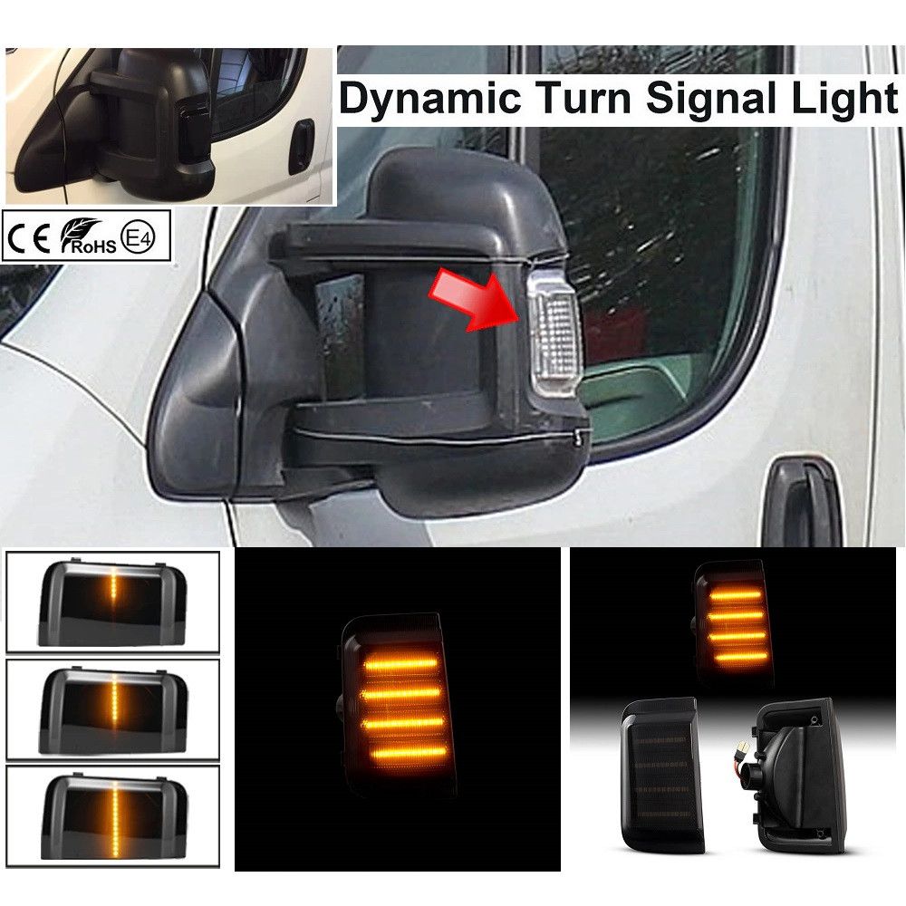 LED BOCNI DYNAMIC MIGAVCI U RETROVIZORU, TIPSKI - CITROEN - SMOKE LENS PL2201M28 Beograd Zemun